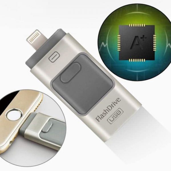 KK004 3 in 1 USB flash drive (Android, IOS and pc) 8 gb - 128 gb