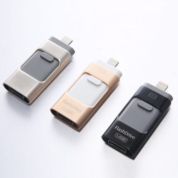 KK004 3 in 1 USB flash drive (Android, IOS and pc) 8 gb - 128 gb