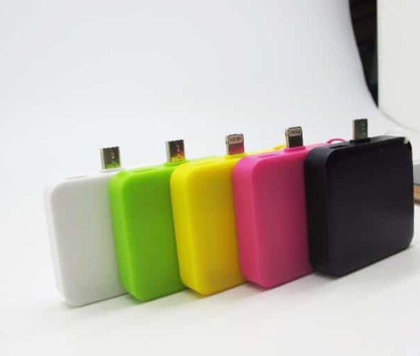 KQ001 Powerbank ขนาดพกพาสะดวก (ไม่ต้องพกสาย) 800mah