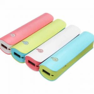 KQ003 Powerbank แท่งเหลี่ยมมน สีพาสเทล 2000mah