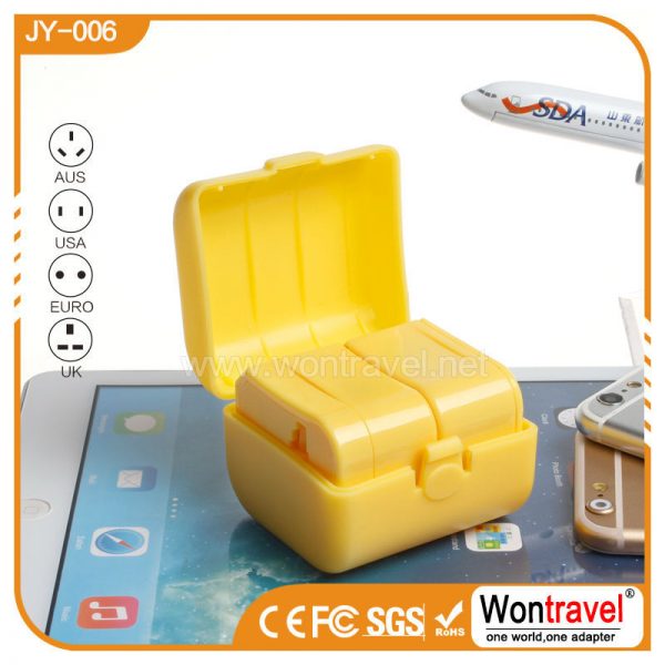 LI001 Travel Adapter แบบแยกชิ้นมีกล่องใส่